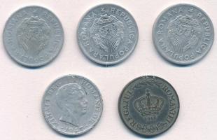 Románia 1942-1950. 5L (5xklf) T:2,2-
Romania 1942-1950. 5 Lei (5xdiff) C:XF,VF