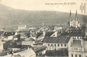 1911 Versec, Werschetz, Vrsac; Hungária szálloda és vigadó / hotel and redoute (EK)