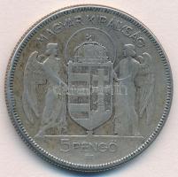 1930. 5P Ag "Horthy jobbra" T:2-,3
Adamo P8