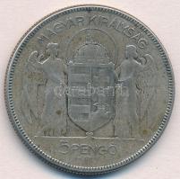 1930. 5P Ag "Horthy jobbra" T:3
Adamo P8