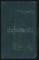 cca 1930-1940 Rendőri igazoltatókönyvecske, kitöltetlen, kissé kopott vászon-kötésben, jó állapotban