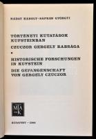 Magyar Tudományos Akadémia Könyvtárának Közleményei 3 kötete: 
Fekete Gézáné: Az Akadémia 1831-1858...