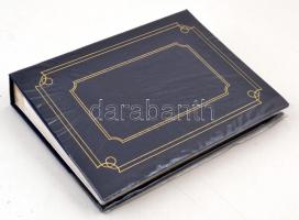 Fotóalbum, jó állapotban, 10×15-ös képekhez, 25×19 cm