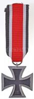 Német Harmadik Birodalom DN Vaskereszt replika mellszalaggal T:2 German Third Reich ND Iron Cross replica with ribbon C:XF