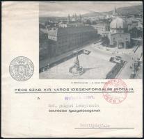 cca 1930-1934 Budapest székesfőváros iskolai kirándulóvonatai 1.: Pécs. Bp., 1934, Bp. házinyomdája,...