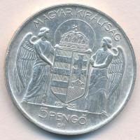 1939. 5P Ag "Horthy balra" T:2 kis ü.
Adamo P8.2