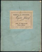 1907-1944 Budapesti m. kir. államrendőrségi okmányok, 3 db: ruha és fegyverzeti könyvecskéje, tömeg-könyvecske, nyugdíjpótlék fizetési könyv, bejegyzésekkel, változó állapotban.