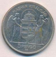 1930. 5P Ag "Horthy jobbra" T:2 fo.
Adamo P8