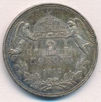 1912KB 2K Ag "Ferenc József" T:1-,2 patina 
Adamo K6