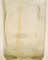 1911 Landstoff György Rákospalota feliratú szódásüveg ón Diósgyőri Vasgyár Fogyasztási Szövetkezete ...