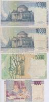 Olaszország 1984. 10.000L (2x) + 1985. 5000L + 1990. 1000L T:III,III-
Italy1984. 10.000 Lire (2x) +...