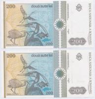 Románia 1992. 200L (5x) sorszámkövetők T:I
Romania 1992. 200 lei (5x) sequential serials C:UNC