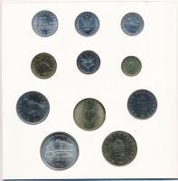 1993. 10f-200Ft (11xklf) forgalmi sor dísztokban, benne 200Ft Ag "MNB" T:BU 
Adamo FO26.2