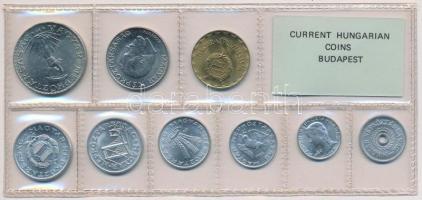 1982. 2f-10Ft (9xklf) érmés forgalmi sor fóliatokban T:1 Adamo FO15