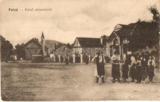 Feled, Veladín, Jesenské; Felső utca / street view (EB)