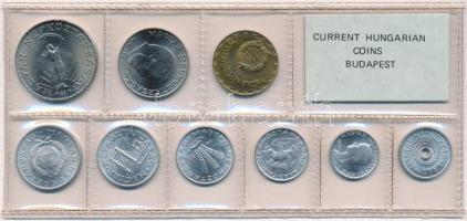 1981. 2f-10Ft (9xklf) érmés forgalmi sor fóliatokban T:1 Adamo FO14