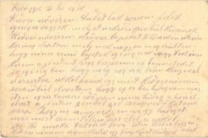 1915 II. Vilmos német császár, Ferenc József, Viribus Unitis. Tábori postai levelezőlap / WWI Wilhel...