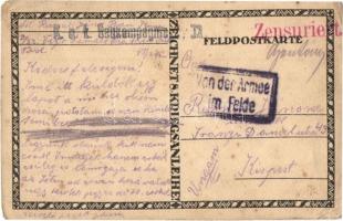 Wir halten durch Wollt ihr uns helfen, so zeichnet Kriegsanleihe! Feldpostkarte / WWI Austro-Hungari...