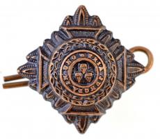 Nagy-Britannia ~1900- Tria juncta in uno fém tiszti jelvény (~27mm) T:2 Great Britain ~1900- Tria juncta in uno metal officers badge (~27mm) C:XF