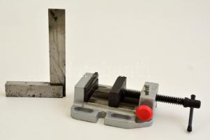 Wolfcraft fém mini satu, 19×11 cm, acél derékszög mérő eszköz, 15×10 cm