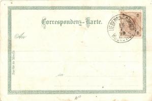 1899 Hodkovice nad Mohelkou, Liebenau; Hochquellen Wasserleitung, Viadukt, Marktplatz, Schloss Sichr...