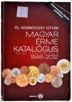 Adamovszky István: Magyar Érme Katalógus 1848-2010. Adamo, Budapest, 2012. Harmadik kiadás. Használt állapotban, sérülésekkel.