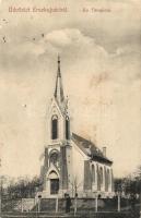 1908 Érsekújvár, Nové Zamky; Evangélikus templom. Adler József kiadása / church (EK)