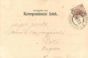 1899 Chlum (near Hradec Králové / Königgrätz),  Denkmal No. 296. I. österr. Armee-Corps bei Chlum / ...