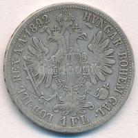 Ausztria 1892. 1Fl Ag "Ferenc József" T:2- 
Austria 1892. 1 Florin Ag "Franz Joseph&...