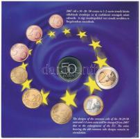 2007. 1Ft-100Ft (8xklf) forgalmi sor, benne 50Ft "50 éves a Római Szerződés" T:PP Adamo FO...