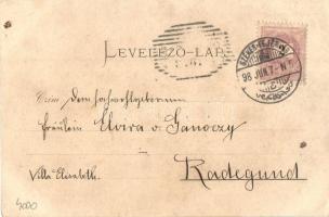 1898 Székesfehérvár, Vörösmarty Mihály szobor. Klökner P. kiadása (EK)