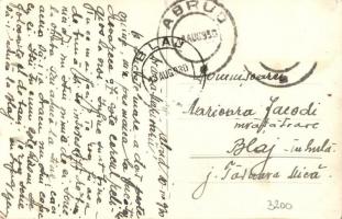 1930 Abrudbánya, Abrud; Piata cu hotelul Detunata, Farmacia / Piac tér, Detunata szálloda, Gyógyszer...