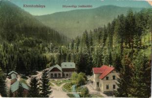 1913 Körmöcbánya, Kremnitz, Kremnica; Zólyomvölgy, vadászkürt szálloda / Zvolen valley, hotel (EB