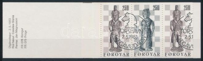 Chess figures stamp-booklet, Sakkfigurák bélyegfüzet