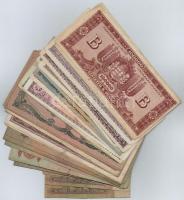 54db-os vegyes magyar pengő bankjegy tétel T:III,III-