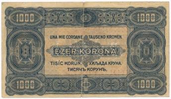 1923. 1000K "8 FILLÉR - NYOLC FILLÉR" felülnyomással T:III-
Adamo K37B