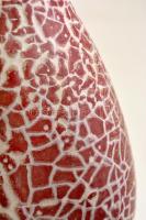 Gorka Géza (1894-1971): Váza. Repesztett mázas kerámia, jelzett (Nógrádverőce), restaurált, m: 36 cm