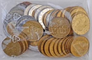 Olaszország ~1867-1996. 50db-os vegyes fémpénz tétel T:2-3 Italy ~1867-1996. 50pcs of various coins C:XF-F
