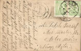 1926 Kolozsvár, Cluj; J. Végh, "Sculptor de piatra, Ridicarea bisericii catedrala lucrarea de p...