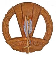 ~1960-1970. "Élelmiszeripari Tanulóiskola" zománcozott jelvény (32mm) T:2