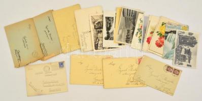 Papírrégiség tétel: I. és II. világháborús tábori posta és levelek 42 db. Cserkész és levente okmány...