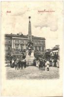 Arad, Szentháromság szobor, 1848 Múzeum, étterem. Kerpel Izsó 51. (fl)