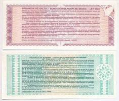 Argentina / Salta 1987. 1A + Tucuman 1991. 1A T:I,I-
Argentina / Salta 1987. 1 Austral + Tucuman 19...