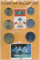 Vegyes: Maldív-szigetek ~1980-1990. 5l-2R (6xklf) szuvenír forgalmi szett + Törökország ~1950-1980. 14db-os szuvenír fémpénz szett T:2,2- Mixed: Maldives ~1980-1990. 5 Laari - 2 Rufiyaa (6xdiff) souvenir coin set + Turkey ~1950-1980. 14pcs of souvenir coins C:XF,VF