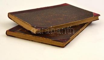 1901 Vasárnapi újság, 48. évf., teljes évfolyam, két kötetbe kötve, kissé kopott félvászon kötésben