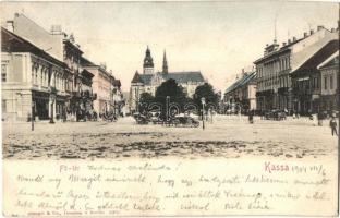 Kassa, Kosice; Fő tér, üzletek / main square, shops (EK)