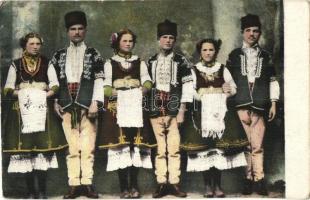 Bauerntracht von Sofia / Bolgár népviselet, folklór / Bulgarian folklore, traditional costumes (EK)