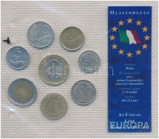 3db klf szuvenír fémpénz szett, benne Izrael, Maldív-szigetek, Olaszország T:2-3
3pcs of diff souve...