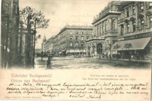 1898 Budapest VI. Andrássy út, Pikler kávéháza az Operához, Edgar Schmidt