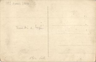 1914 Temetés az SMS Admiral Spaun gyorscirkálón; Osztrák-Magyar Haditengerészet / WWI funeral at SMS...